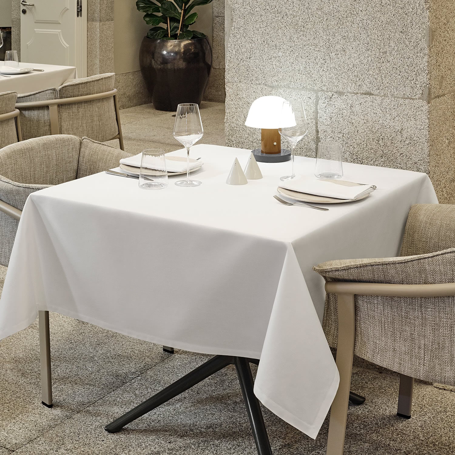 Guardanapo 50% Algodão 50% Poliéster Ponto corrido (Pack de 6)