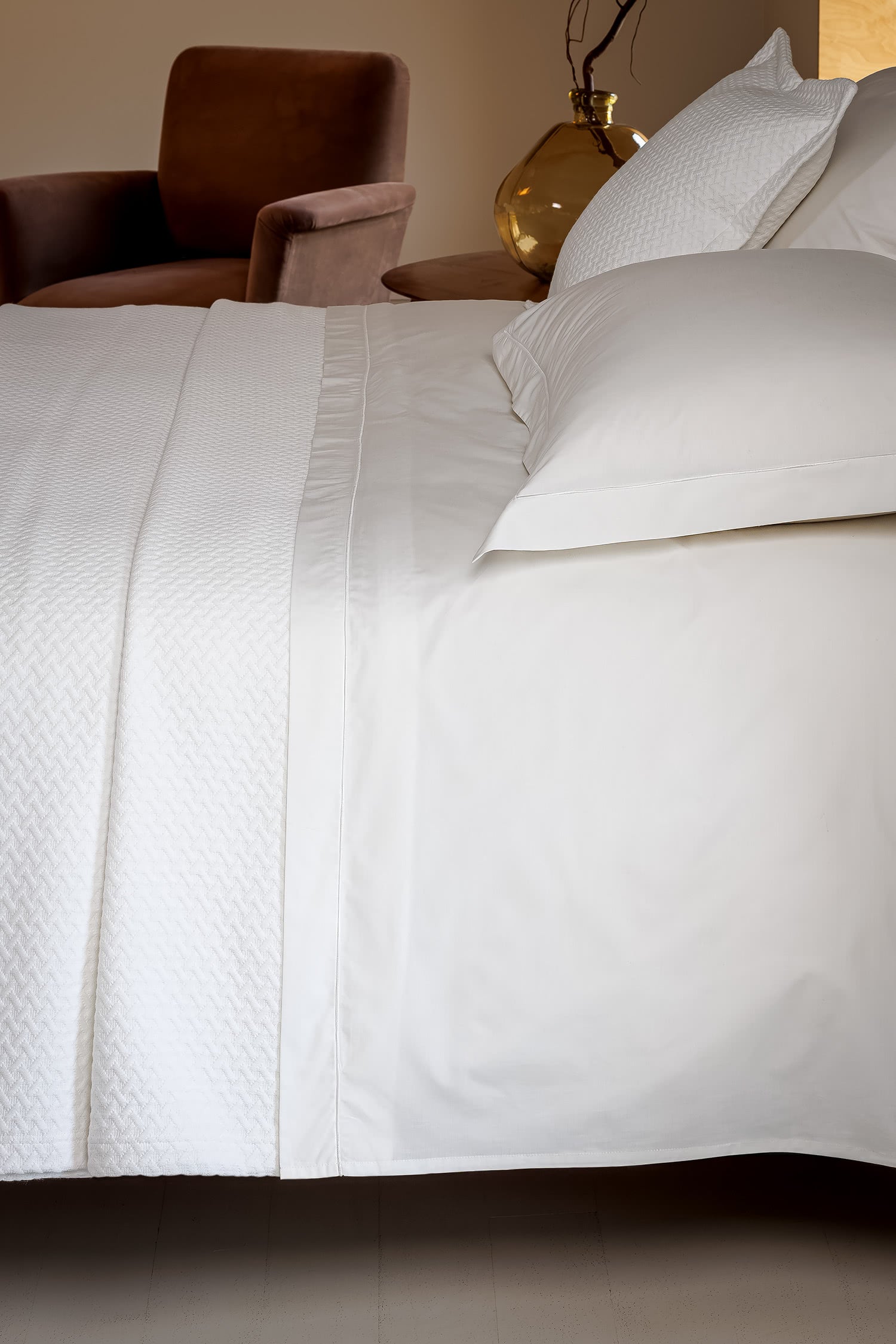 Jogo 200 fios ponto rolinho