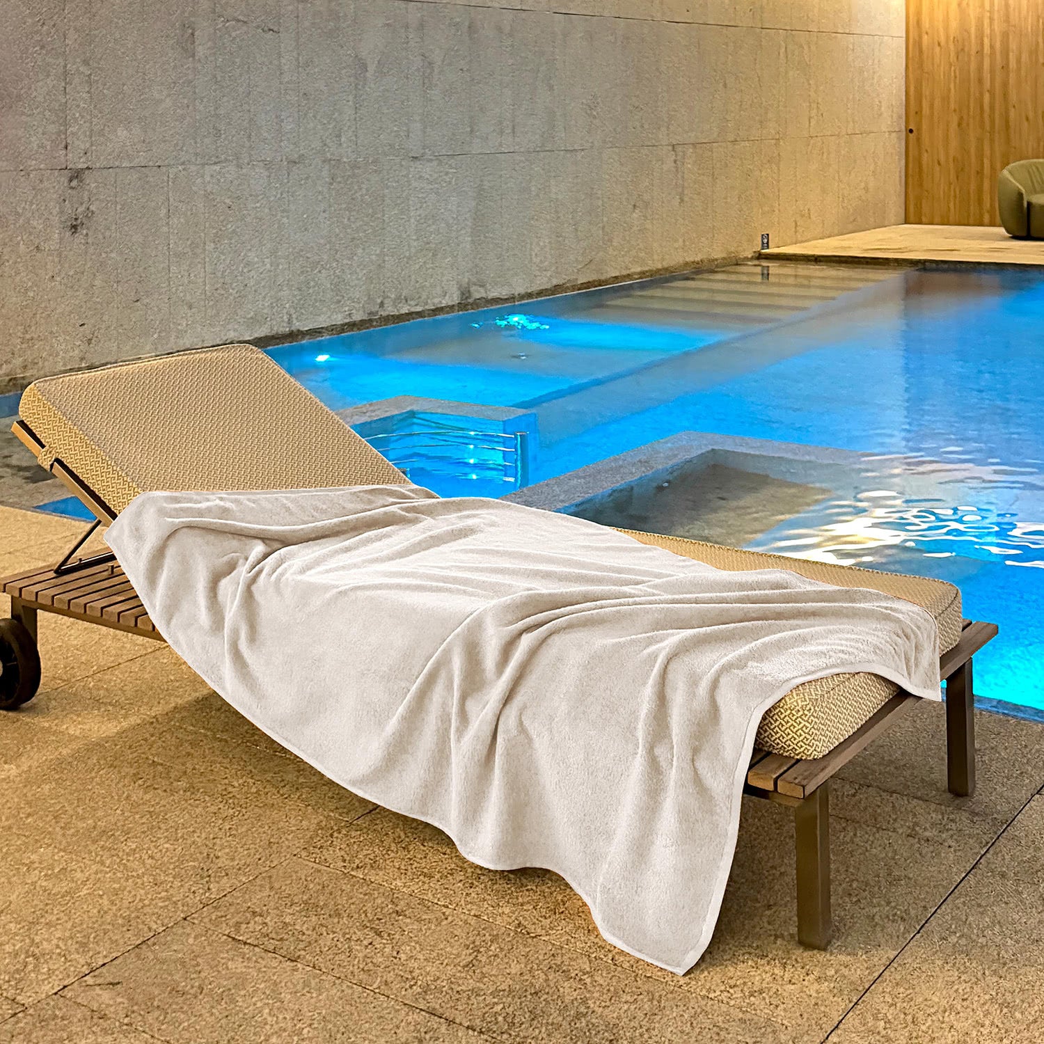 Toalha piscina Bege