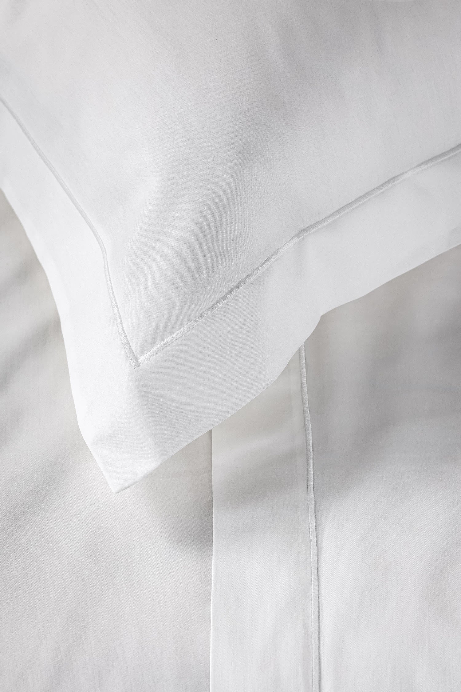 Fronha de 300 fios ponto rolinho e lencol ponto rolinho