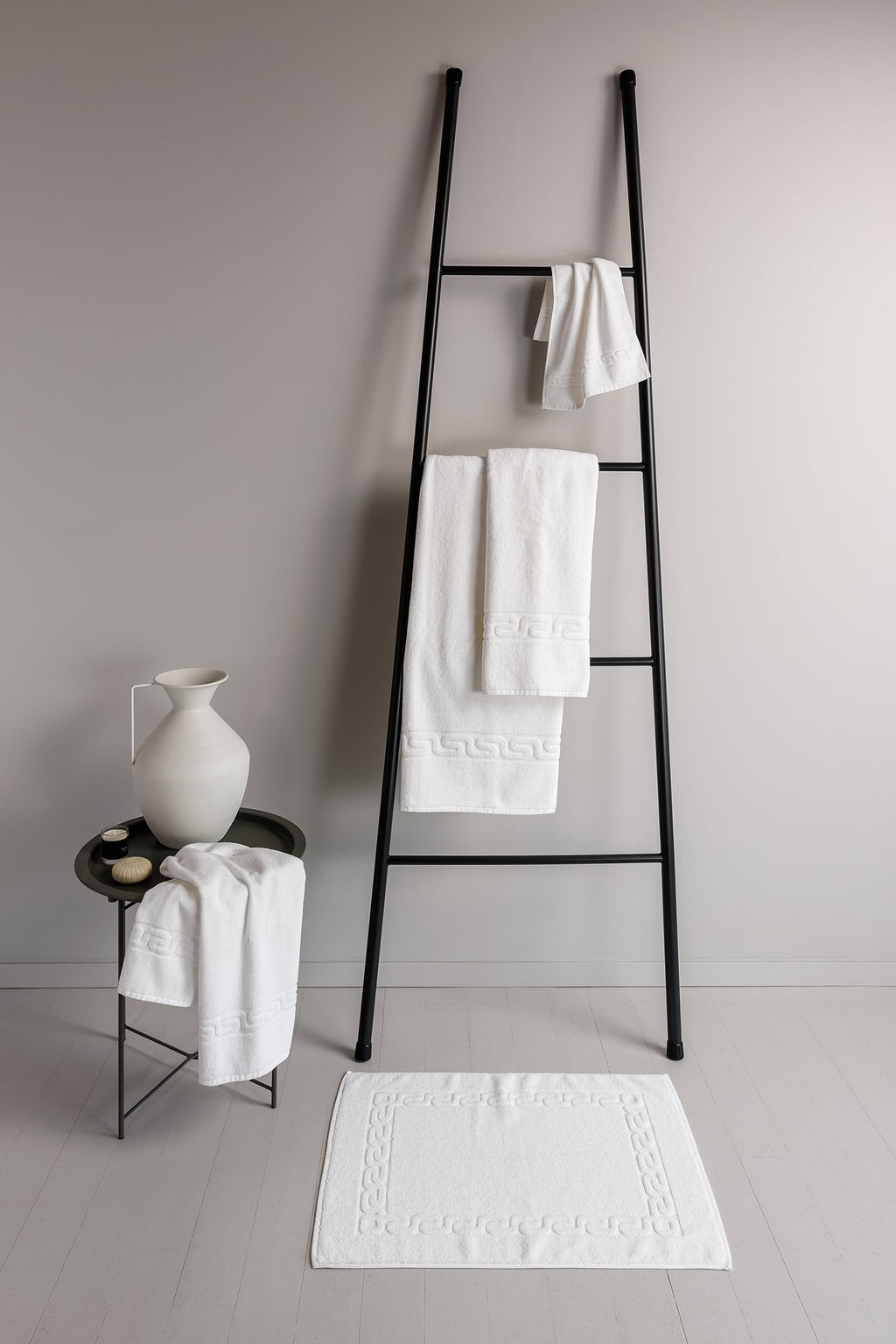 Toalha grega 450 gramas e tapete grega 750 gramas