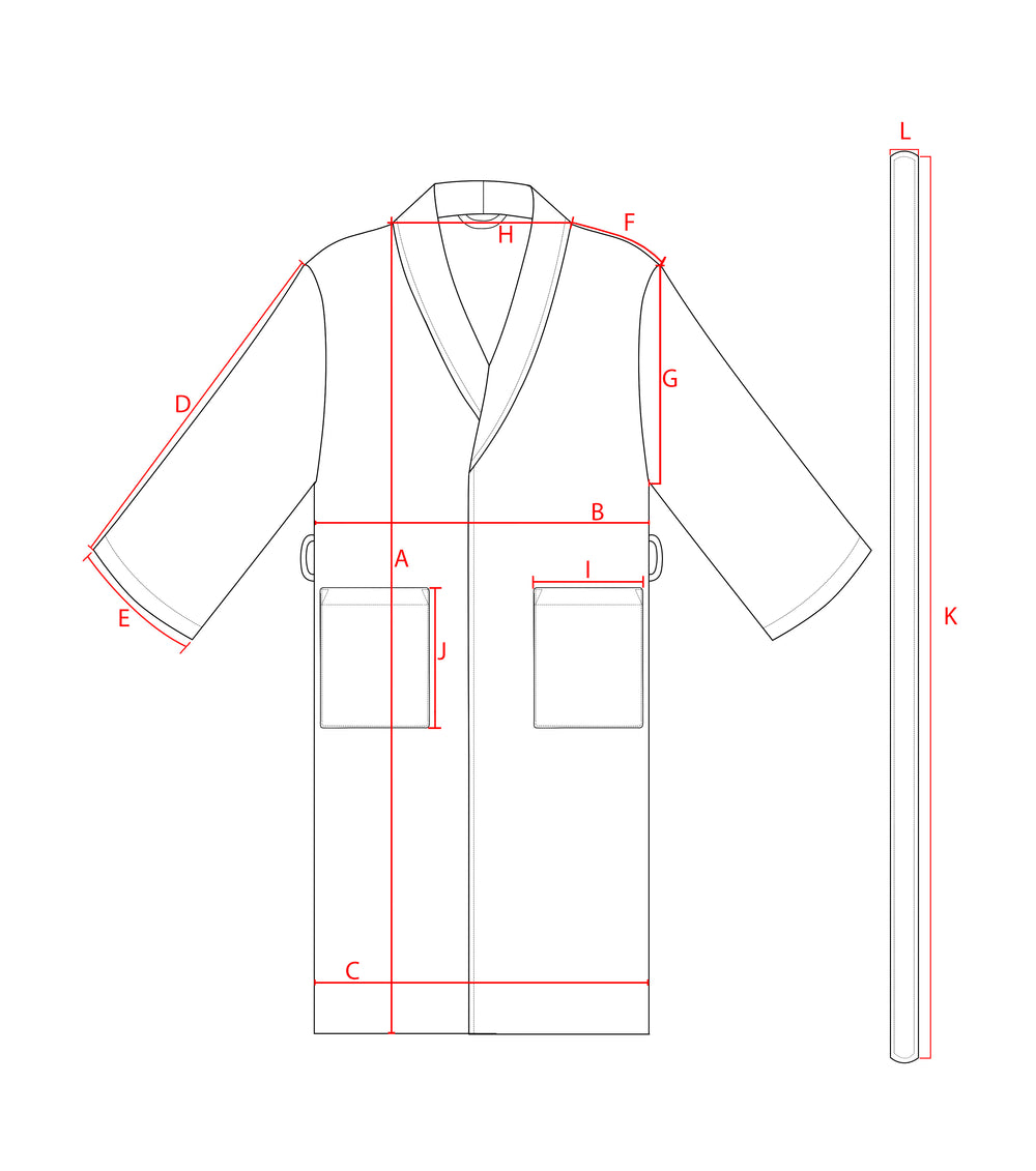 Sateen Bathrobe 300 Thread Count SPA