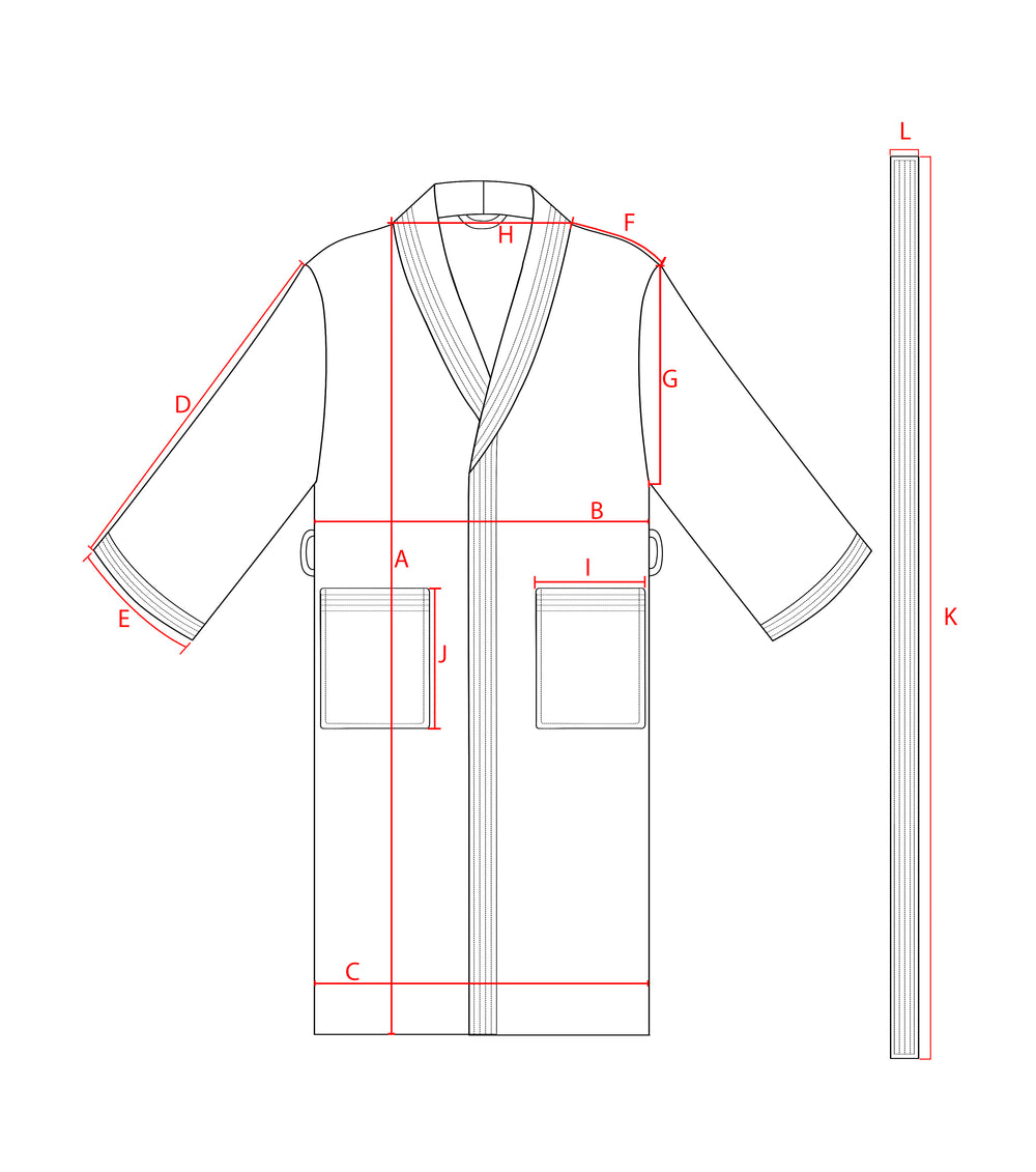 Bathrobe 100% Cotton 450gsm SPA